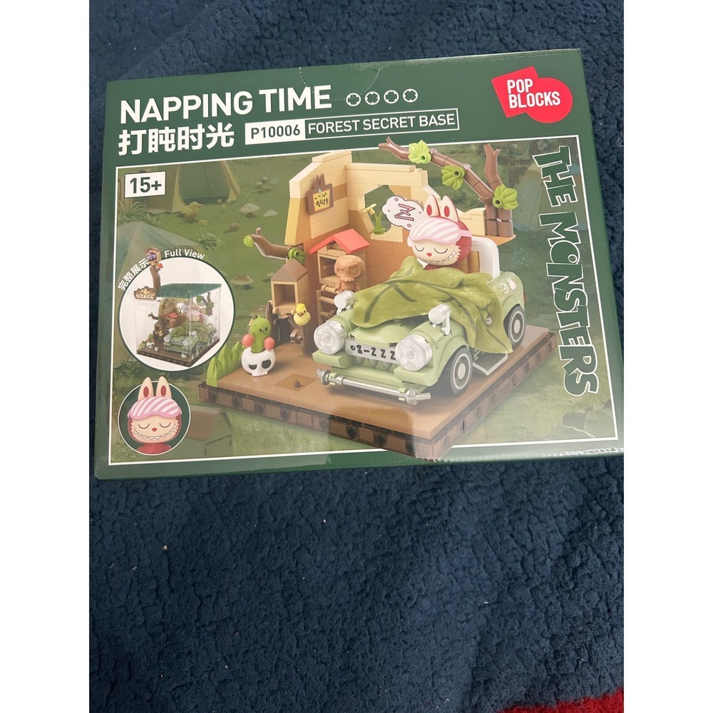 Labubu POP BLOCKS NAPPING TIME P10006 Forest Secret Base Building Toy Age 15+